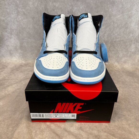 Air Jordan 1 Retro High OG – White/Black-University Blue | Men’s Size 9 | New in main image 6